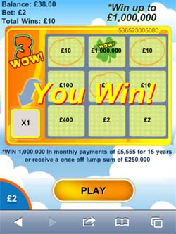 3WOW Mobile Scratch Card