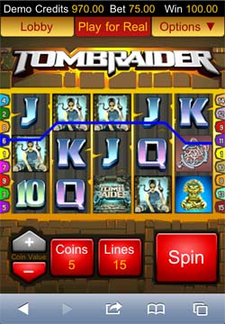 Tomb Raider Mobile Slot