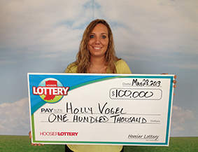 Holly Vogel Wins $100,000 From Lottery Free Scratch Cards