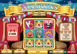 3 Clowns Scratch Card Game – Start Clowning Around