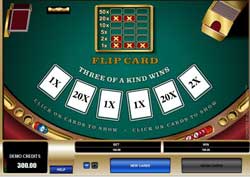 Flip Card Instant Win From Microgaming