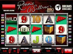 Ronnie O’Sullivan’s Big Break Slot Machine At Ladbrokes